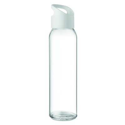 Botella de Cristal 470ml Blanco
