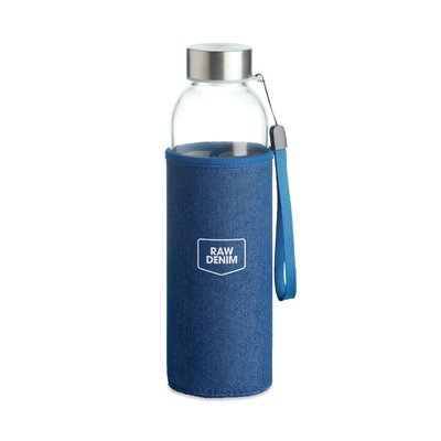 Botella Cristal 500ml con Funda Denim