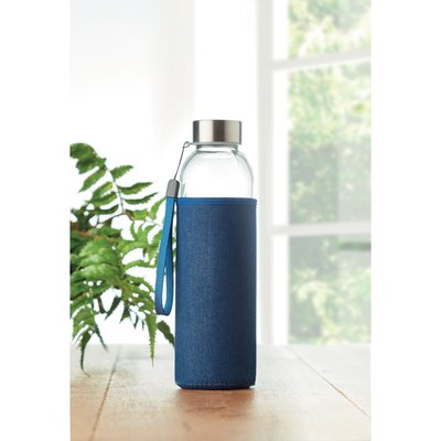 Botella Cristal 500ml con Funda Denim