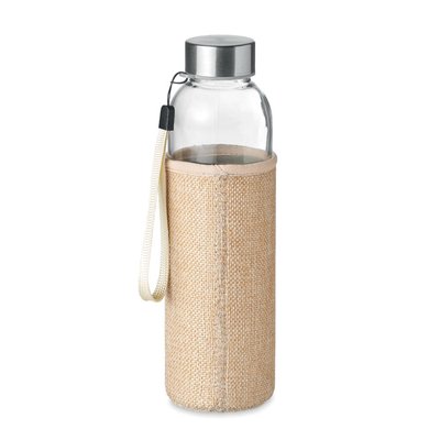 Botella Cristal 500ml Neopreno y Yute