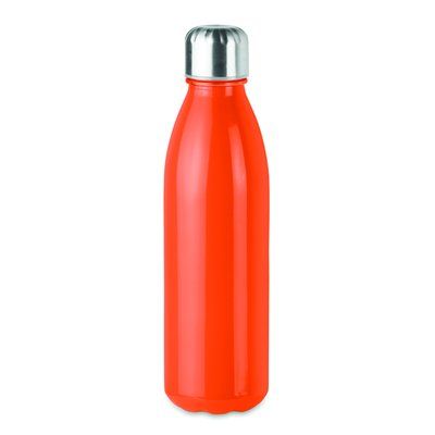 Botella de Cristal en varios Colores 650ml Naranja