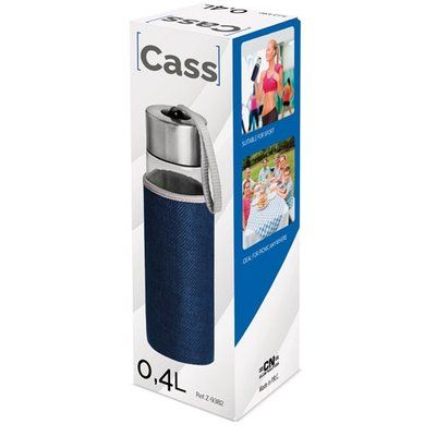 Botella Cristal con Funda 400ml