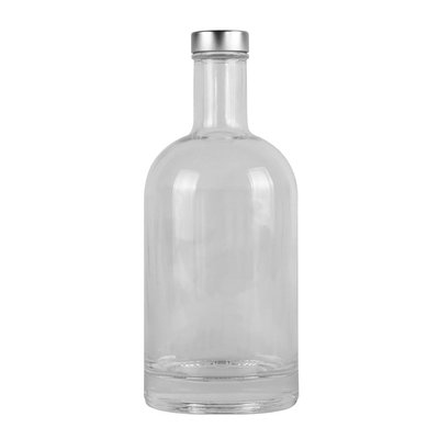 Botella de cristal con tapón de aluminio
