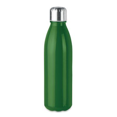 Botella de Cristal en varios Colores 650ml Verde
