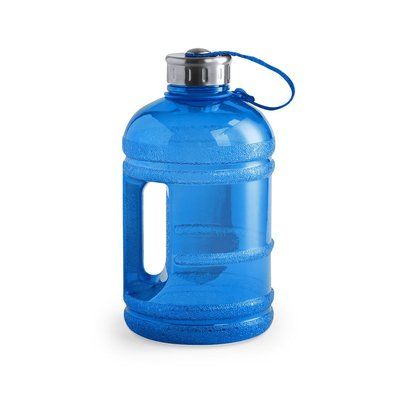 Botella de agua personalizada reutilizable de plástico (1,89 L) Azul