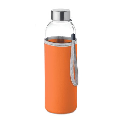 Botella de cristal ideal para publicidad (500 ml) Naranja