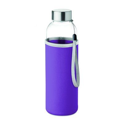 Botella de cristal ideal para publicidad (500 ml) Violeta