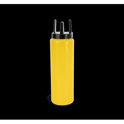Botella de deporte 1l con tapón higiénico Yellow
