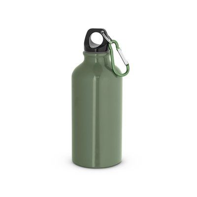 Botella Deportiva Aluminio 400mL Verde Militar