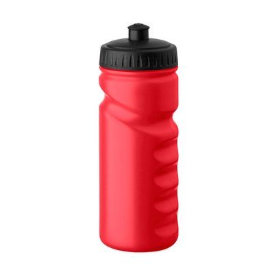 Botella deportiva de plástico duro 500ml Rojo