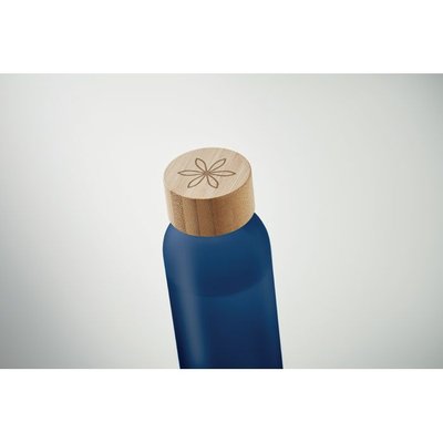 Botella Esmerilada con Bambú 500ml