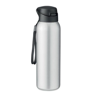 Botella Inox 580ml Aislante con Boquilla Plata Mate