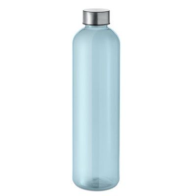 Botella RPET 1000ml Azul Claro Transparente