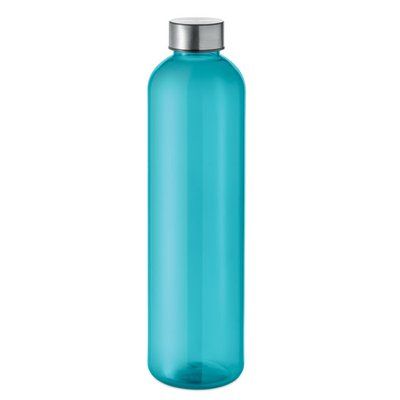 Botella RPET 1000ml Azul Transparente