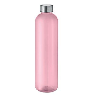 Botella RPET 1000ml Rosa Transparente