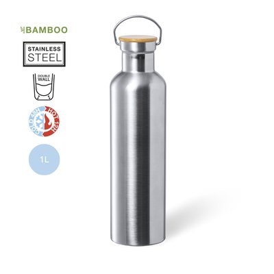 Botella Térmica 1L Acero Inox