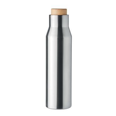 Botella Térmica 500ml Sin Fugas Plata Mate