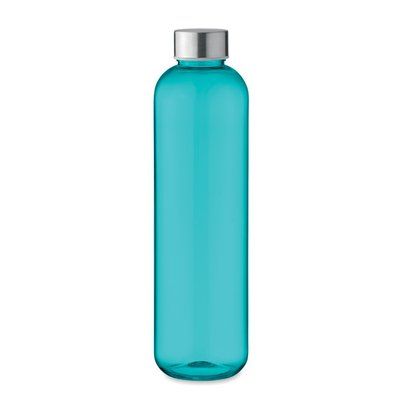 Botella Tritan 1L Anti Fugas Azul Transparente
