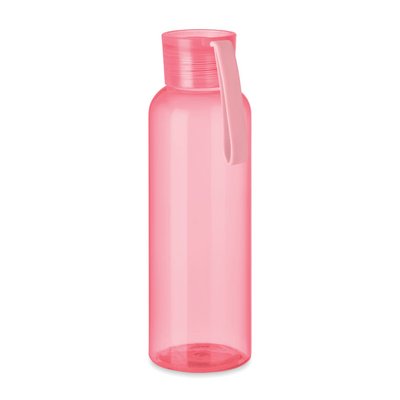 Botella Tritan 500ml Libre de BPA Rosa Transparente