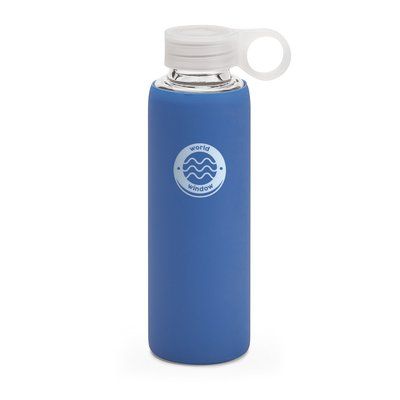 Botella de Vidrio 380ml con Funda