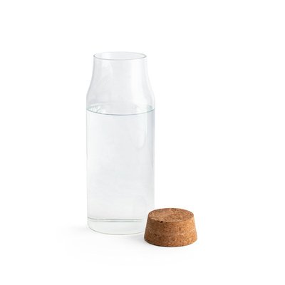 Botella de vidrio 800ml con tapa de corcho