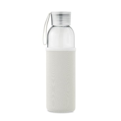 Botella Vidrio Reciclado 500ml con Funda