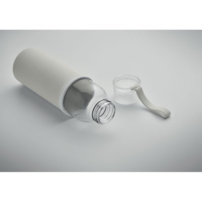 Botella Vidrio Reciclado 500ml con Funda