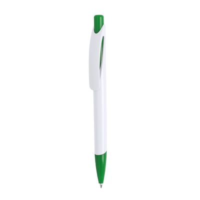 Bolígrafo Blanco con Clip Curvado