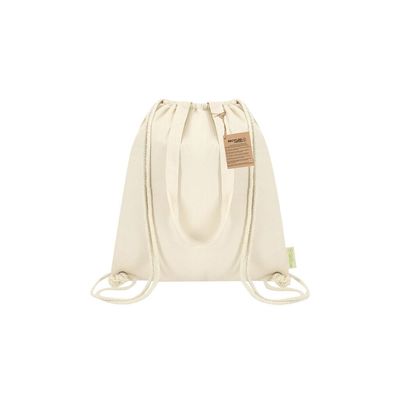 Bolsa Mochila Nevera de algodón reciclado Natu