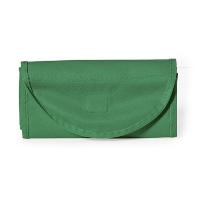 Bolsa pequeña plegable en non woven ribete color Ver