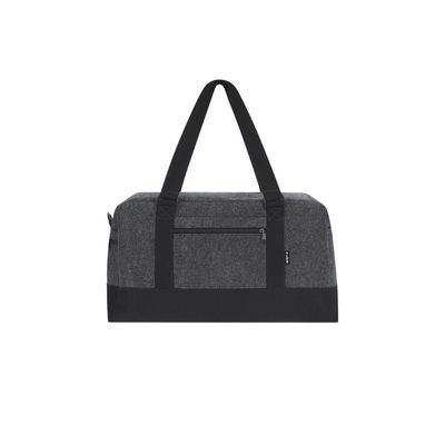 Bolso de fieltro con cremallera y asas