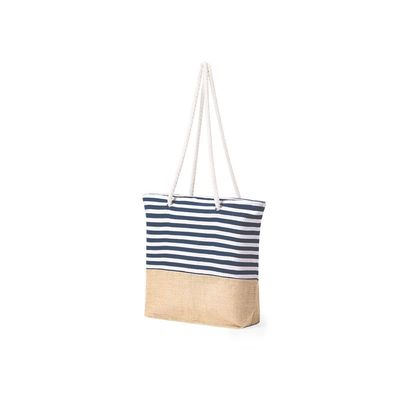 Bolsa Cremallera de Algodón y Yute