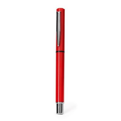 Bolígrafo roller con carga jumbo Rojo Tinta Azul