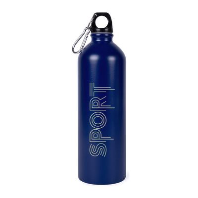 Botella de acero reciclado con mosquetón 750 ml