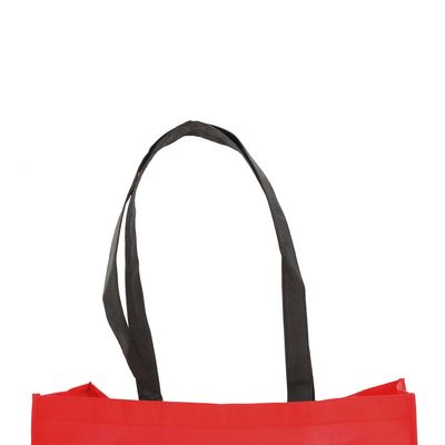 Bolsa de compra en non woven grueso con asas negras