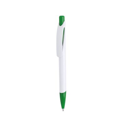 Bolígrafo Blanco con Clip Curvado Ver