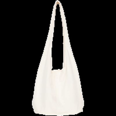 Bolsa bandolera de felpa Cierre magnético Ivory