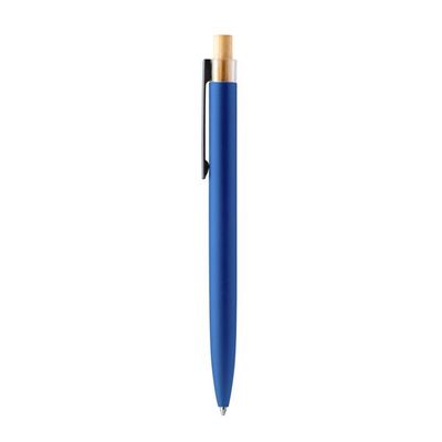Bolígrafo de bambú y aluminio reciclado acabado mate Royal Tinta Azul