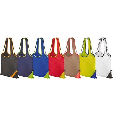Bolsa de compra plegable Black / Orange