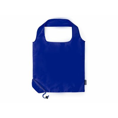 Bolsa plegable RPET 7kg con ajuste Azul