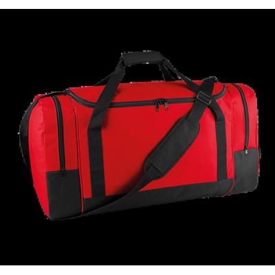 Bolsa deporte bolsillos y compartimento zapatos Red / Black