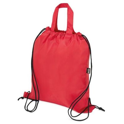 Bolsa mochila con cuerdas y asa