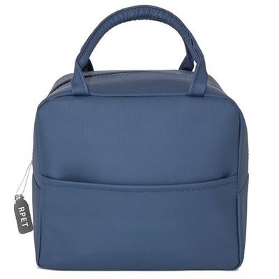 Bolsa nevera PU con bolsillo frontal