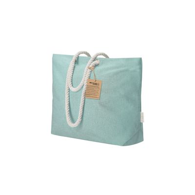 Bolsa algodón reciclado 220g con asas trenzadas