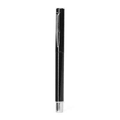 Bolígrafo roller con carga jumbo Negro Tinta Azul