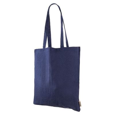 Bolsa reciclada de algodón Azul Marino