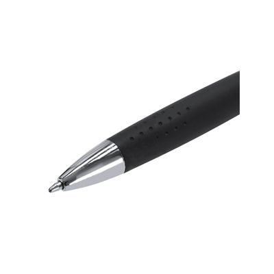 Bolígrafo ABS pulsador con grip gomoso