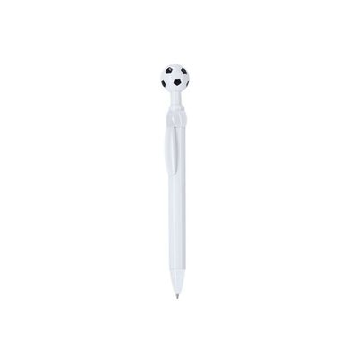 Bolígrafo ABS con pulsador balón de fútbol Bla
