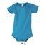 Body Bebé 100% Algodón Peinado Aqua M