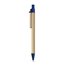 Bolígrafo de papel kraft Azul